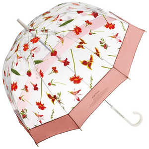 ワールドパーティー 雨傘 長傘 plantica×Wpc. フラワーアンブレラプラスティック [ 65cm ] ピンク PLV-017-001