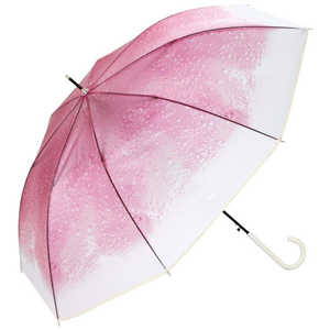 ワールドパーティー 長傘 雨傘 ビニール傘 旅する喫茶×Wpc. クリームソーダアンブレラ [ 60cm ] ピンク PT-TA03-001