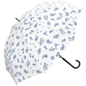 ワールドパーティー 雨傘 長傘 ペイズリーペイント Wpc. [ 晴雨兼用傘 / 58cm ] オフ 2777-03-001