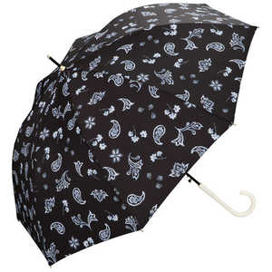 ワールドパーティー 雨傘 長傘 ペイズリーペイント Wpc. [ 晴雨兼用傘 / 58cm ] ブラック 2777-03-001