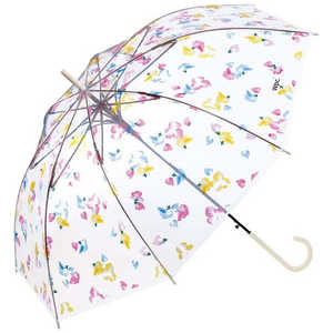 ワールドパーティー 雨傘 ビニール傘 長傘 Wpc. [ 60cm ] スイートピーオフ UPT-309-001