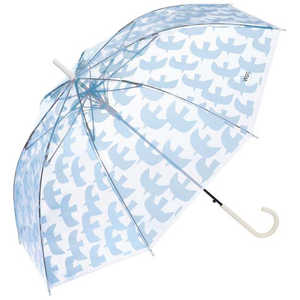 ワールドパーティー 雨傘 ビニール傘 長傘 Wpc. [ 60cm ] バーズブルー UPT-310-001