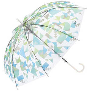ワールドパーティー 雨傘 ビニール傘 長傘 Wpc. [ 60cm ] つみきグリーン UPT-9136-001