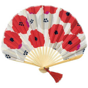 ワールドパーティー ［Wpc.GIFTBOX扇子］ピオニレッド W084-9085-204