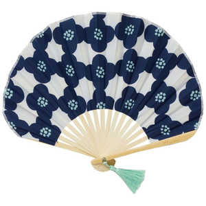 ワールドパーティー ［Wpc.GIFTBOX扇子］カメリアネイビー W084-9088-204