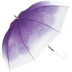 ワールドパーティー 長傘 雨傘 ビニール傘 旅する喫茶×Wpc. クリームソーダアンブレラ [ 60cm ] パープル PT-TA05-001