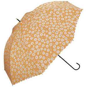 ワールドパーティー 雨傘 長傘 カッティングフラワー Wpc. [ 晴雨兼用傘 / 58cm ] オレンジ 3405-03-001