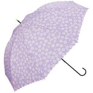 ワールドパーティー 雨傘 長傘 カッティングフラワー Wpc. [ 晴雨兼用傘 / 58cm ] ラベンダー 3405-03-001