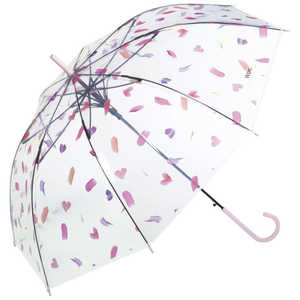 ワールドパーティー 雨傘 長傘 ビニール傘 Wpc. [ レディース / 60cm ] コスメティックハート ピンク UPT-368-001