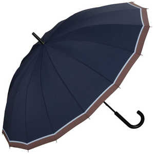 ワールドパーティー 雨傘 長傘 UNISEX 16K Wpc. [ メンズ / 60cm ] リムダブルライン UX02-377-001
