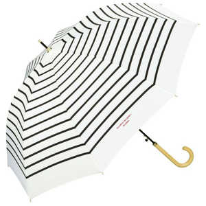 ワールドパーティー 雨傘 長傘 フレンチボーダー Wpc. [ レディース / 58cm ] ブラック 8443-04-001