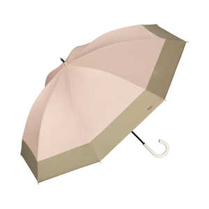 ワールドパーティー 日傘 長傘 遮光 切り継ぎロング Wpc. [ 晴雨兼用傘 / レディース / 55cm ] ダスティーピンク 81-19940-101