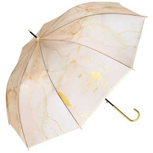 ワールドパーティー 雨傘 長傘 ビニール傘 インクアートアンブレラ Wpc. [ レディース / 61cm ] ブラウン PT-068-001