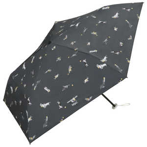 ワールドパーティー 日傘折＿Wpc. 遮光軽量アンブレにゃん沖昌之さん×Wpc. BK wpc ［日傘 /レディース /50cm］ 801-OM004-102