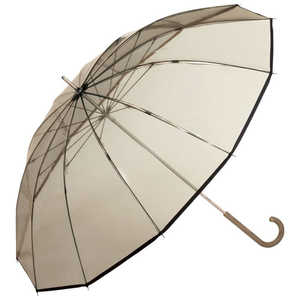 ワールドパーティー 雨傘 長傘 ビニール傘 UNISEX PLASTIC 12K UMBRELLA Wpc. [ メンズ / 63cm ] ブラウン UX06-001-001