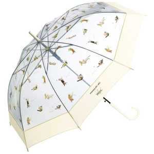 ワールドパーティー 雨傘 長傘 ビニール傘 沖昌之×Wpc. プラスティックアンブレにゃん [レディース / 61cm ] オフ PT-OM05-001