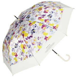 ワールドパーティー 雨傘 長傘 [ plantica×Wpc. ]切り継ぎフラワーアンブレラ [レディース / 61cm ] パープル PLV06-029-001