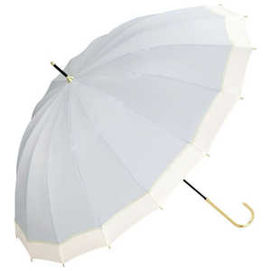 ワールドパーティー 雨傘 長傘 16本骨切り継ぎライン Wpc. [ レディース / 54cm ] グレー 8297-04-001