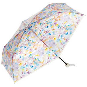 ワールドパーティー 雨傘折＿Wpc. ［plantica×Wpc.］フラワーアンブレラPTminiマルチ wpc ［雨傘 /レディース /50cm］ PLV001-028-002
