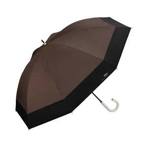 ワールドパーティー 日傘 長傘 遮光 切り継ぎロング Wpc. [ 晴雨兼用傘 / レディース / 55cm ] ブラウン 81-19940-101