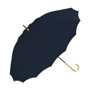 ワールドパーティー 雨傘 長傘 16本骨ソリッド Wpc. [ レディース / 55cm ] ネイビー 8774-04-001