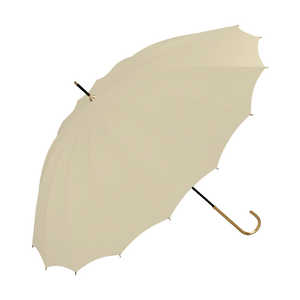 ワールドパーティー 雨傘 長傘 16本骨ソリッド Wpc. [ レディース / 55cm ] ベージュ 8774-04-001