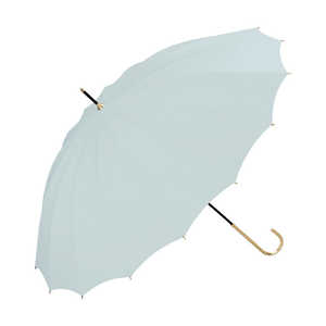 ワールドパーティー 雨傘 長傘 16本骨ソリッド Wpc. [ レディース / 55cm ] ブルーグレー 8774-04-001