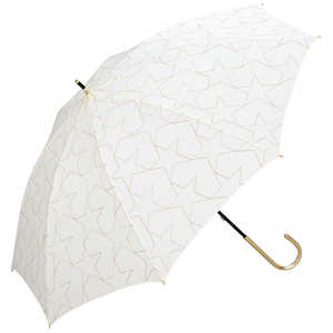 ワールドパーティー 日傘 長傘 星ステッチ [ 晴雨兼用傘 / 50cm ] オフ 81-59879