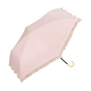 ワールドパーティー 日傘 折りたたみ傘 遮光メローフリル ミニ(ピンク)  80118013