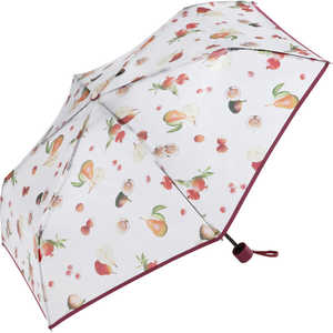 ワールドパーティー 雨傘 折り畳み傘 ジューシーフルーツプラスチック ミニ(レッド) PT-0056