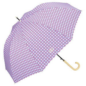 ワールドパーティー 雨傘 長傘 バイカラーギンガム Wpc. [ レディース / 58cm ] パープル 1663-04-001PU