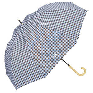ワールドパーティー 雨傘 長傘 バイカラーギンガム Wpc. [ レディース / 58cm ] ブラウン 1663-04-001BR
