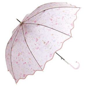 ワールドパーティー 雨傘 長傘 ビニール傘 ペールストーンアンブレラ Wpc. [ レディース / 61cm ] ピンク PT-070-001PK