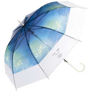 ワールドパーティー (長傘/60cm) Wpc［ビニール傘］地球屋×Wpc.空色アンブレラ 雨傘 ネイビー PT-TK01-001