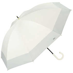 ワールドパーティー 遮光 切り継ぎロング Wpc. [ 55cm ] オフ×グレー 81-13439-101