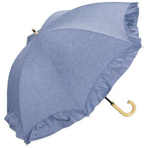 ワールドパーティー 遮光 ドームパラソル フリル Wpc. [ 55cm ] ブルー 81-13217-101