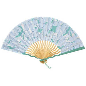 ワールドパーティー ［Wpc.GIFTBOX扇子 ウェーブ］ボールドフラワーサックス - W158-275-204