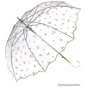 ワールドパーティー 雨傘 長傘 ビニール傘 ポケモン 一緒にいると幸せ Wpc. [ 61cm ] ベージュ (イーブイ) PT-PM03-001