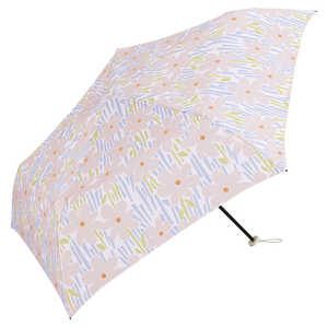 ワールドパーティー 折りたたみ傘 雨傘 ［Wpc.Air-Light］フラワーアンドステムmini Wpc. ［晴雨兼用傘 / 55cm］ ベージュ AL02-045-002
