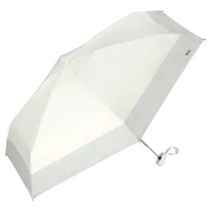 ワールドパーティー 折りたたみ傘 遮光切り継ぎtiny 遮熱効果 Wpc. ［晴雨兼用傘 / 47cm］ オフ×グレー 801-13134-102