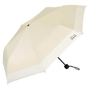 ワールドパーティー 折りたたみ傘 日傘［Wpc.IZA］(イーザ)WIND RESISTANT ［晴雨兼用傘 / 55cm］ ベージュ×オフ ZA027-001-102