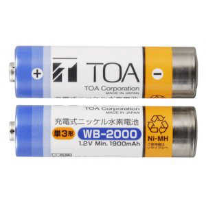 TOA ワイヤレスマイク用充電電池 WB20002 TOA ワイヤレスマイク用充電電池 WB20002