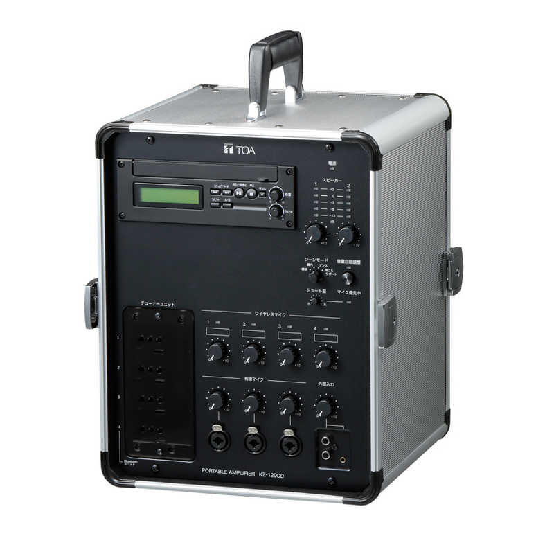 TOA TOA 移動用PAアンプ(120W×2)CD付 KZ-120CD KZ-120CD