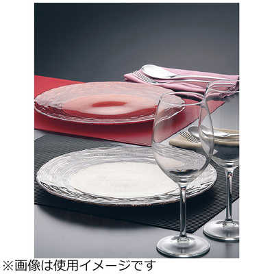 ミヤザキ食器 マラケシュ チャージャープレート シルバー 4枚 ミヤザキ食器 M.STYLE ガラス食器 丸皿 マラケシュ チャージャー