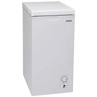 アビテラックス 冷凍庫 1ドア 60L 上開き 直冷式 幅41cm ホワイト 