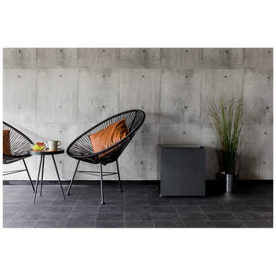 送料無料 24年製 ORIGINAL BASIC OB-45G 1ドア冷蔵庫 ORIGINALBASIC 冷蔵庫 1ドア 45L 右開き 幅44.4cm ブラック OB