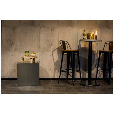 ORIGINALBASIC 冷蔵庫 1ドア 45L 右開き 幅44.4cm ブラック OB-45G の