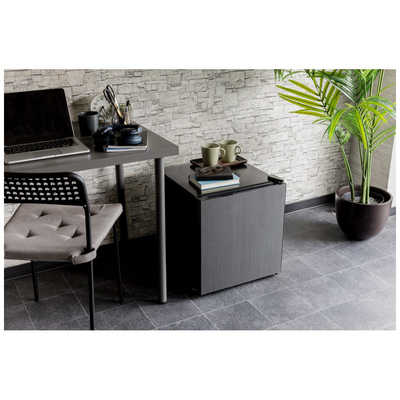 ORIGINALBASIC 冷蔵庫 1ドア 45L 右開き 幅44.4cm ブラック OB-45G の