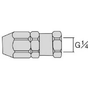 アネスト岩田 ホースジョイント G1/4袋ナット AJU02F