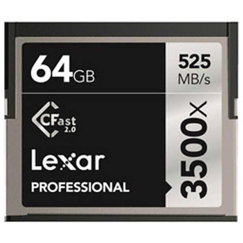 LEXAR LEXAR CFastカード LC64GCRBJP3500 LC64GCRBJP3500